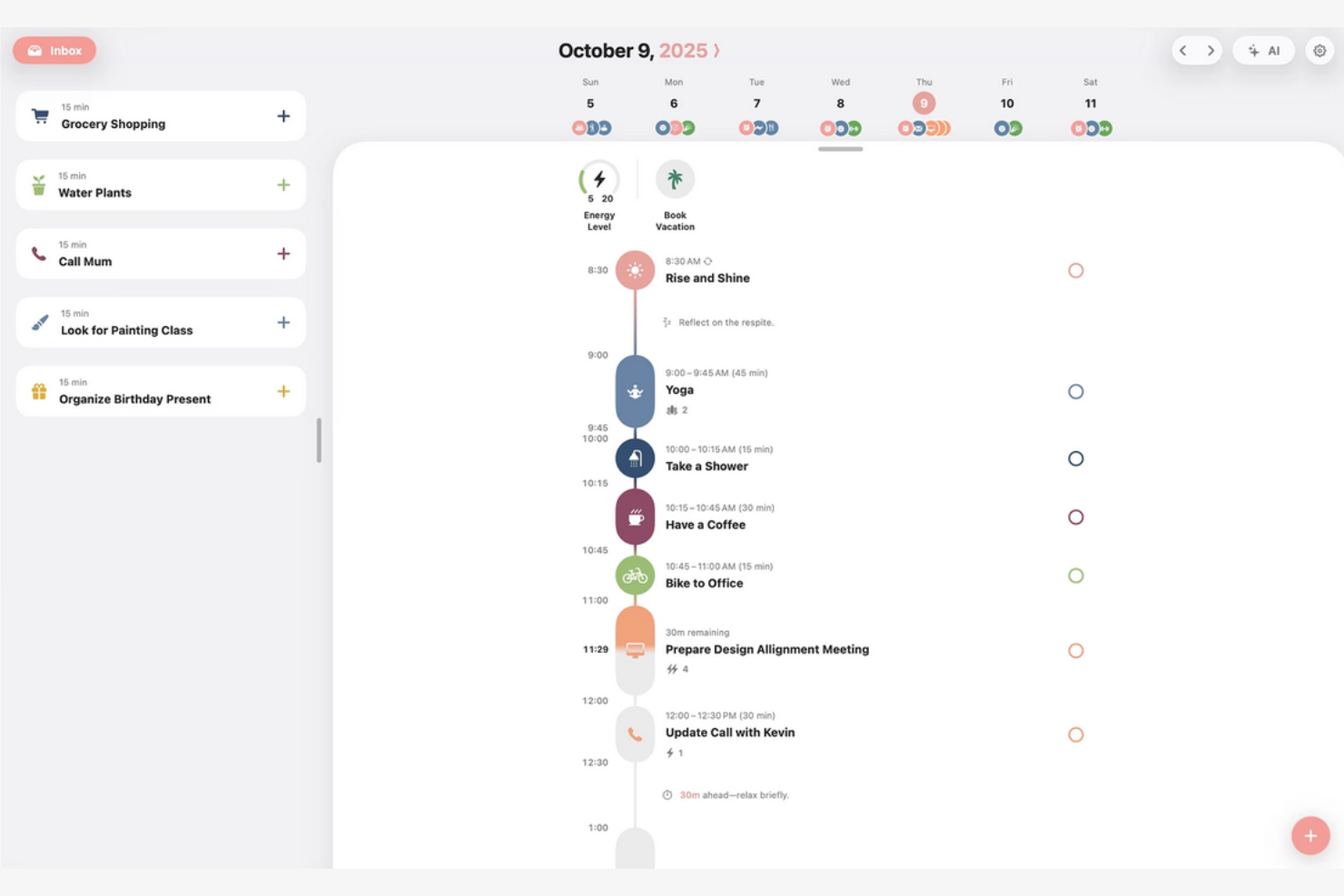 Structured screenshot - 10 beste apps voor dagelijkse planning beoordeeld in 2026