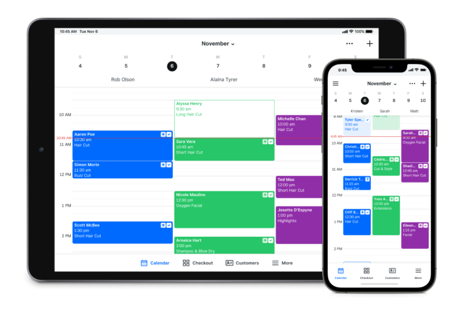 Square Appointments screenshot - 10 beste planningssoftware voor professionele diensten, beoordeeld in 2026
