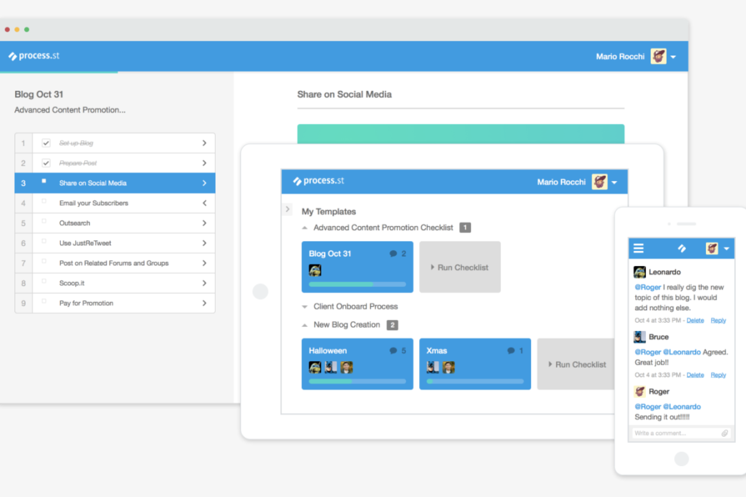 Process Street screenshot - 10 beste software voor standaardwerkinstructies beoordeeld in 2026