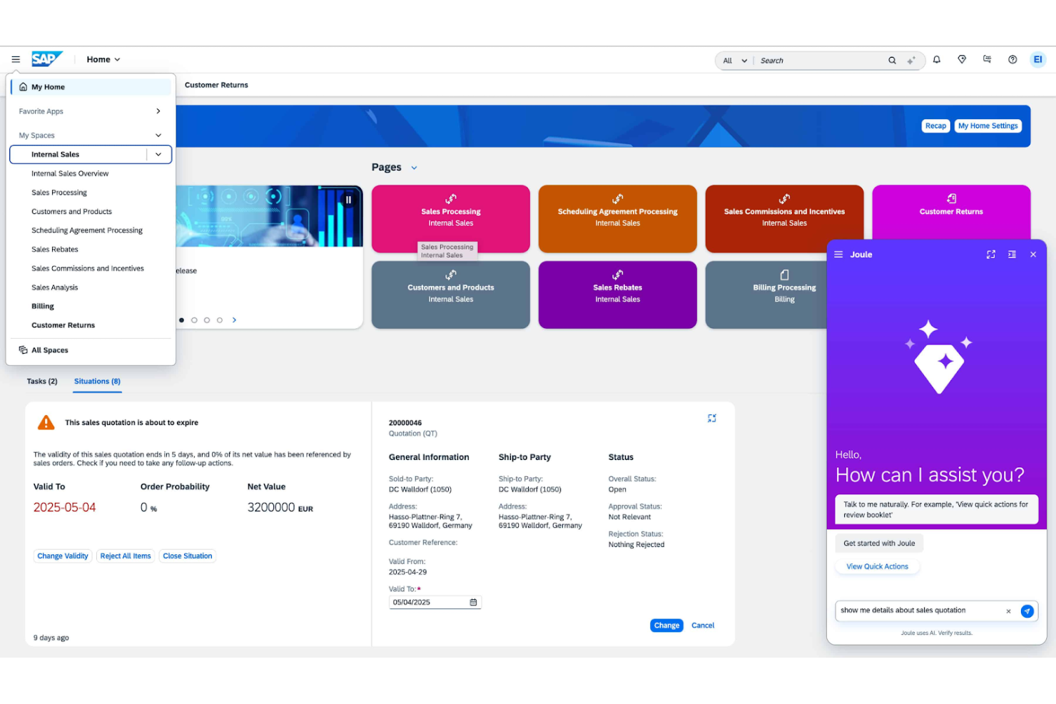 SAP Cloud screenshot - 10 beste ERP-projectmanagementsoftware beoordeeld in 2026