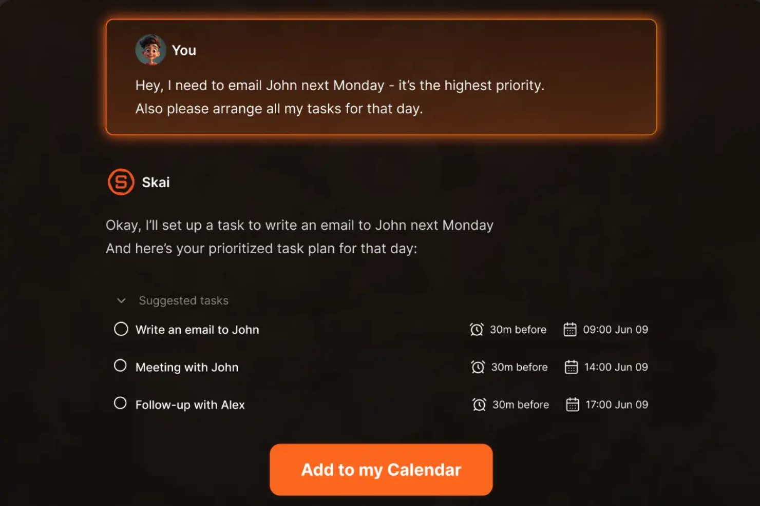 Saner.AI screenshot - 10 beste AI-takenlijstapps beoordeeld in 2026