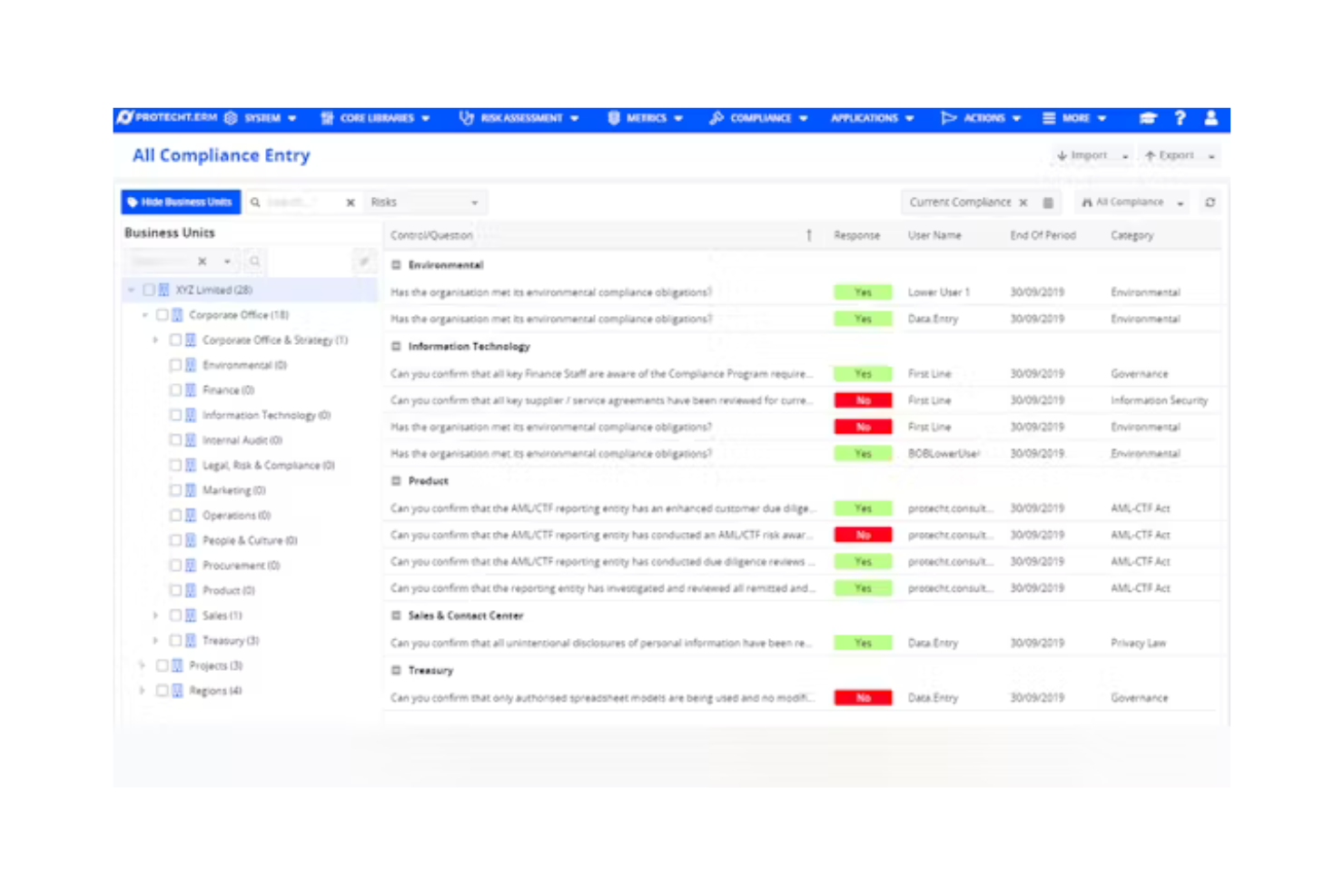 Protecht screenshot - 10 beste software voor AI-projectrisicobeheer beoordeeld in 2026
