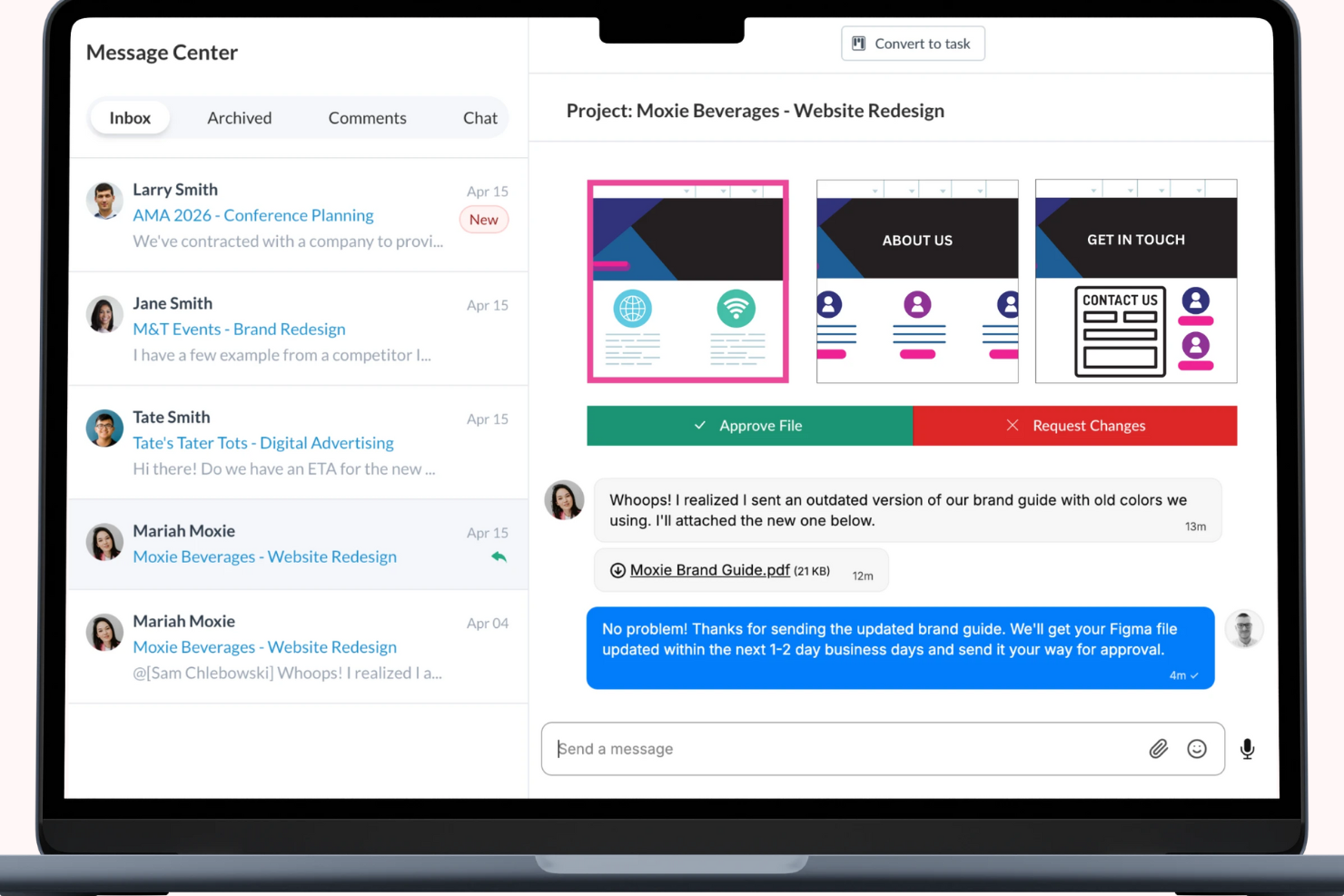 Motion.io screenshot - 10 beste AI-tools voor klantoplevering, beoordeeld in 2026