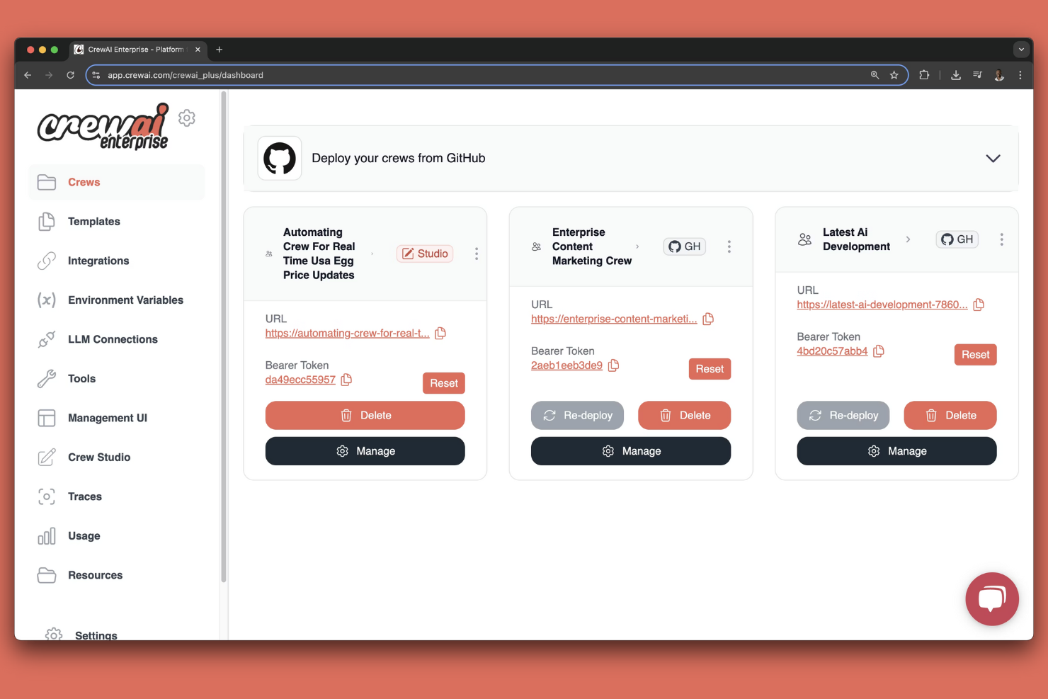 CrewAI screenshot - 10 beste AI-orchestratiehulpmiddelen beoordeeld in 2026