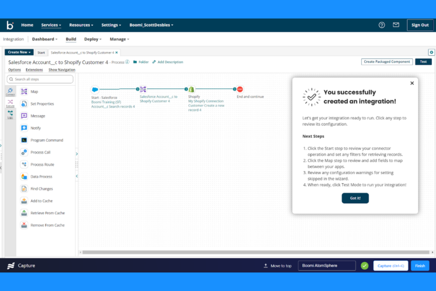 Boomi Flow screenshot - 10 beste AI-workflowtools beoordeeld in 2026