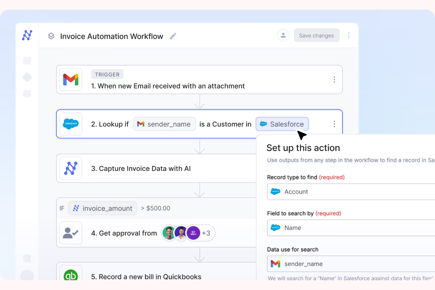 Nanonets screenshot - De 10 beste AI-software voor bedrijfsworkflows beoordeeld in 2026