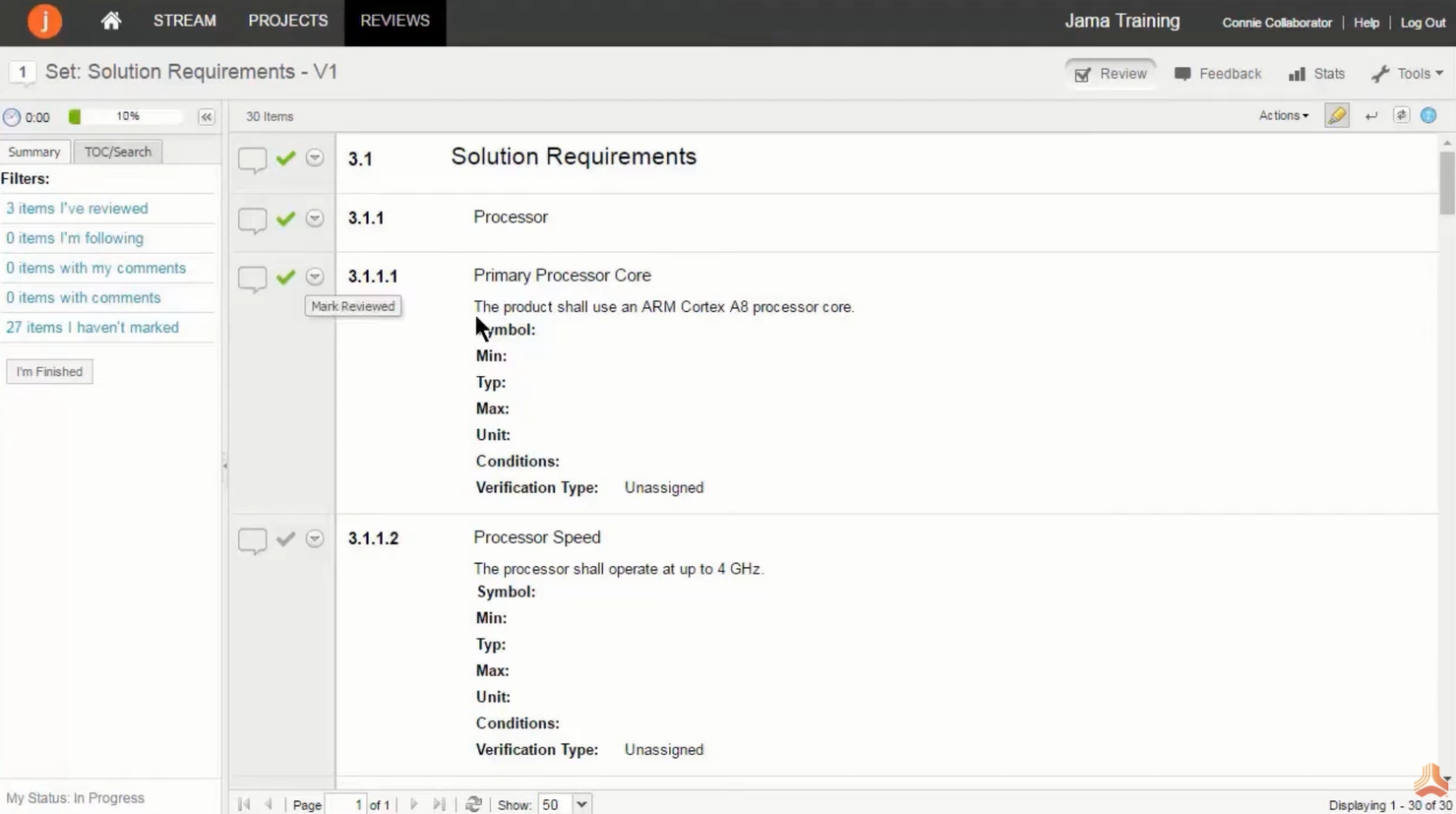 Jama Software screenshot - 10 beste open source-hulpmiddelen voor requirementsbeheer beoordeeld in 2026