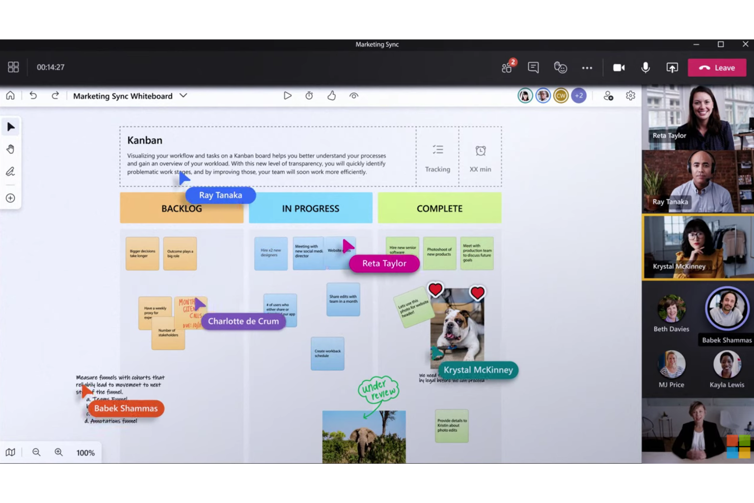 Microsoft Whiteboard screenshot - 10 Beste Mural-alternatieven beoordeeld in 2026