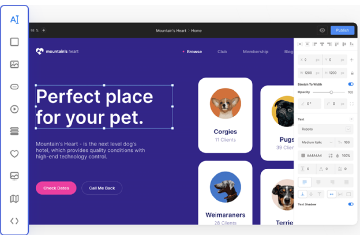 Siter.io screenshot - 10 Beste InVision-alternatieven voor prototypen in 2026