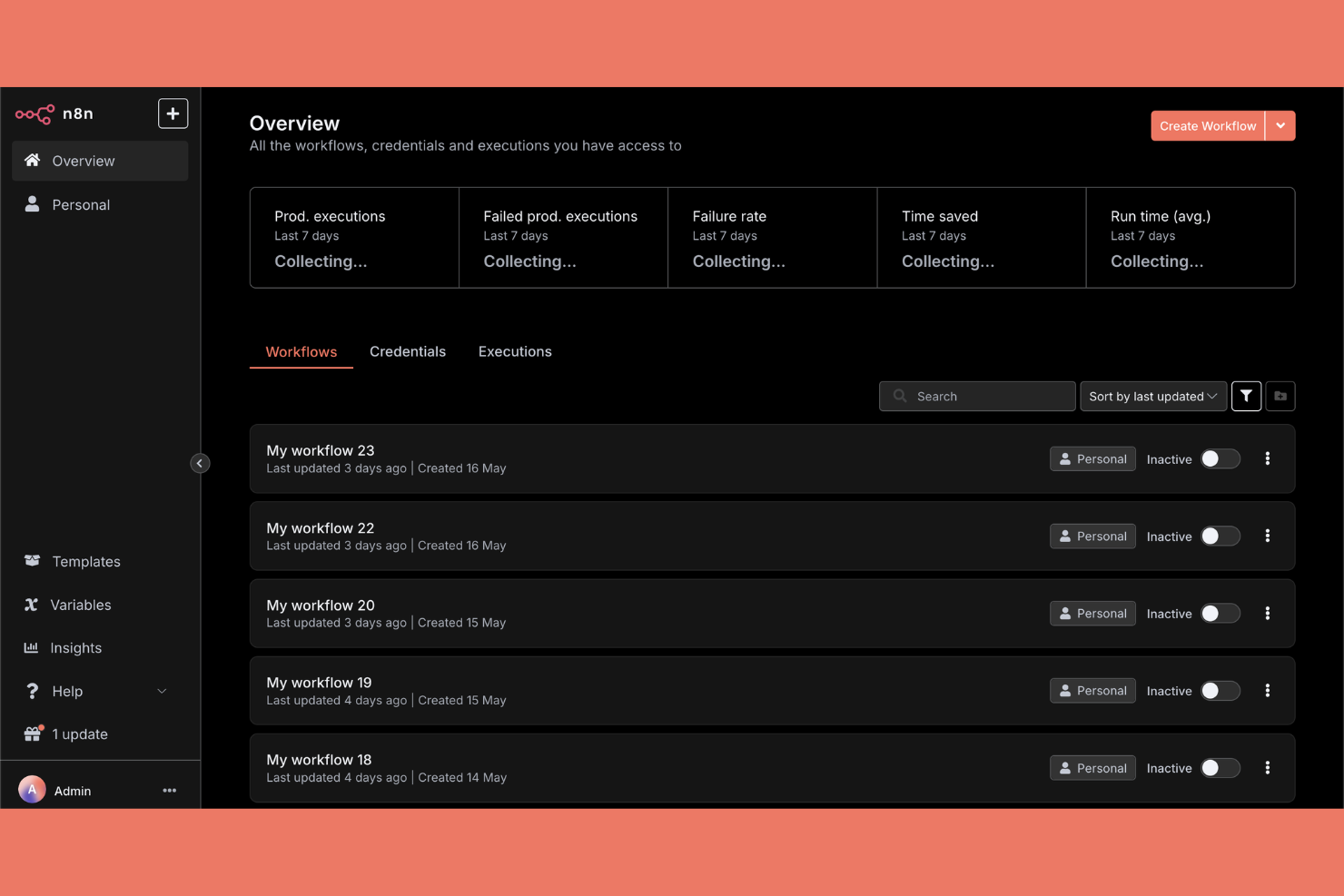 n8n screenshot - 10 Beste AI-software voor workflowbeheer beoordeeld in 2026