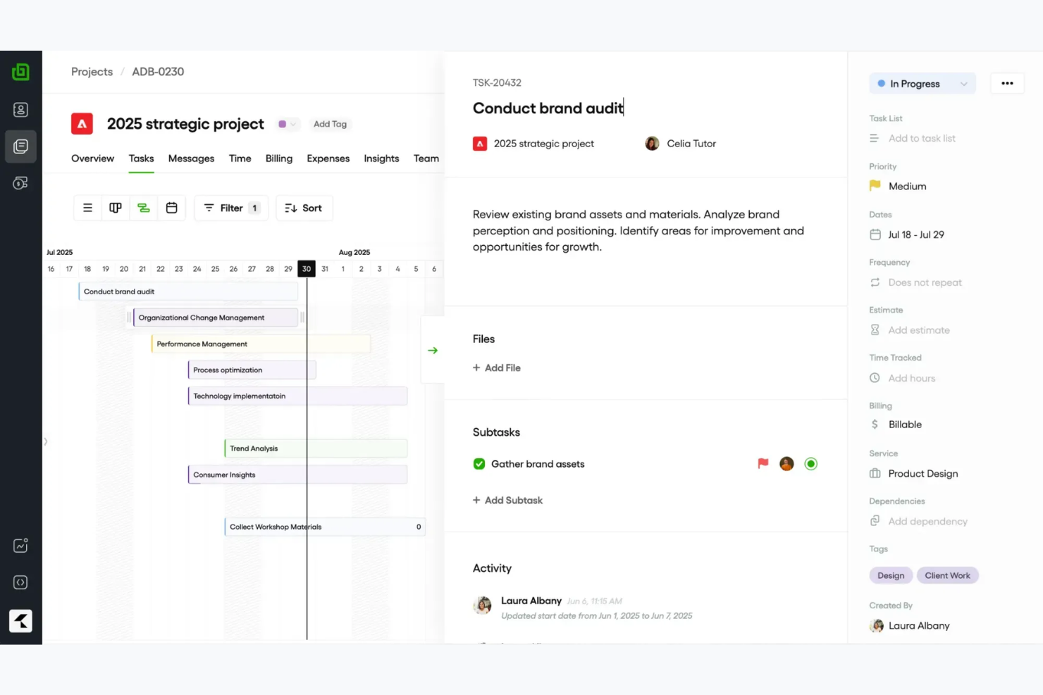 Bonsai screenshot - 10 beste urenregistratiesoftware voor architecten beoordeeld in 2026