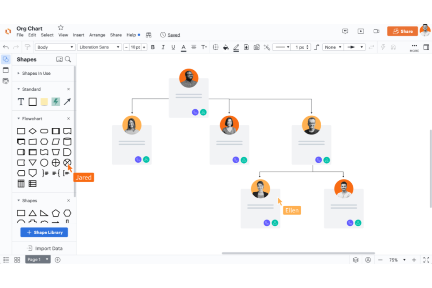 Lucidchart screenshot - 10 beste FigJam-alternatieven voor samenwerking in 2026