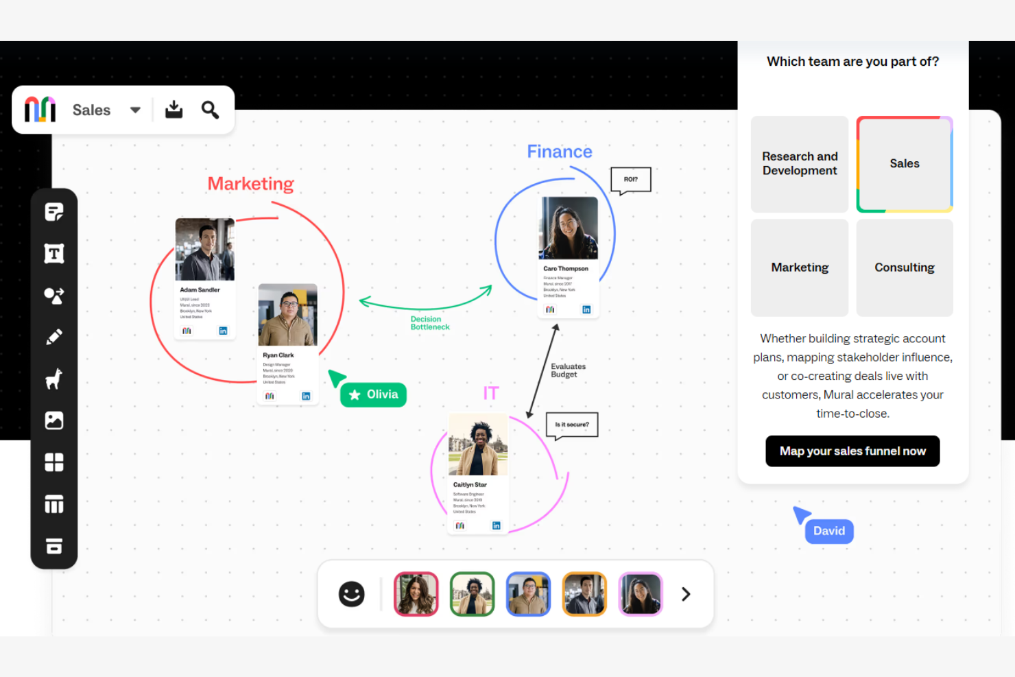 Mural screenshot - 10 beste AI-mindmappingtools beoordeeld in 2026