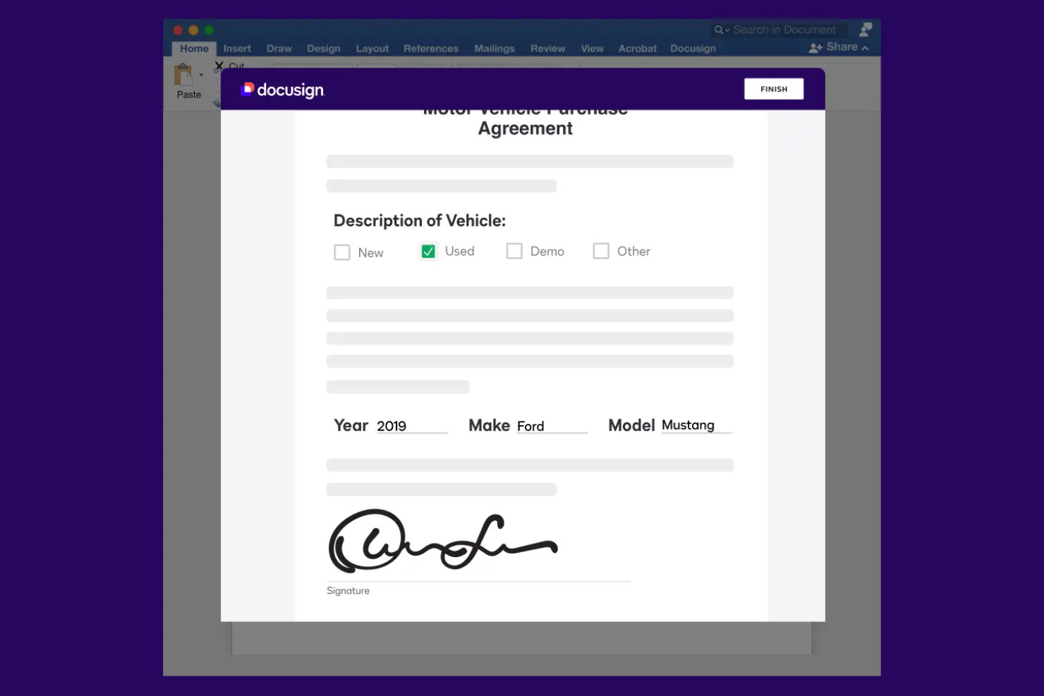 Docusign screenshot - 10 beste AI-software voor elektronische handtekeningen beoordeeld in 2026