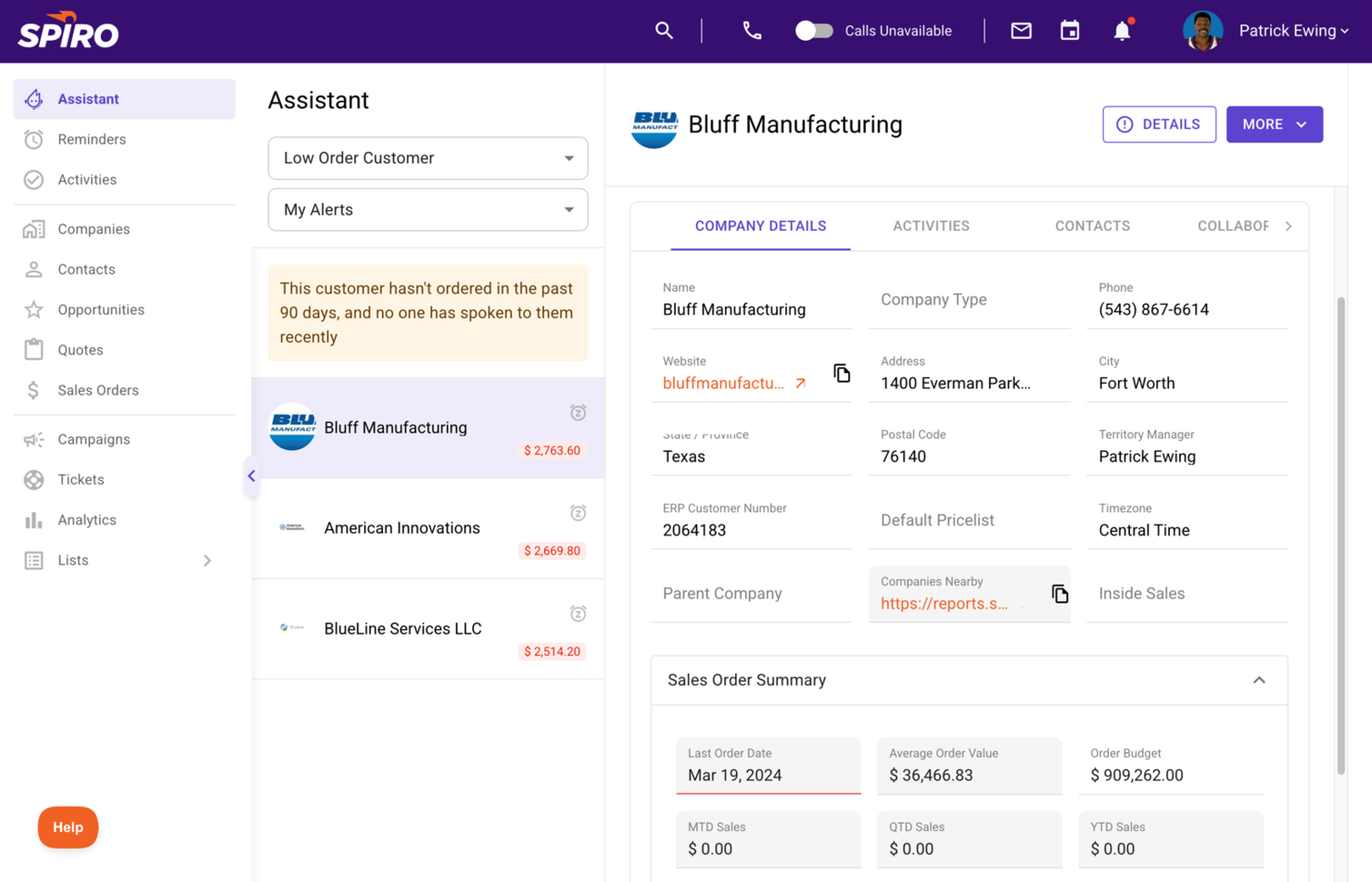 Spiro screenshot - 10 beste AI-software voor klantbeheer beoordeeld in 2026
