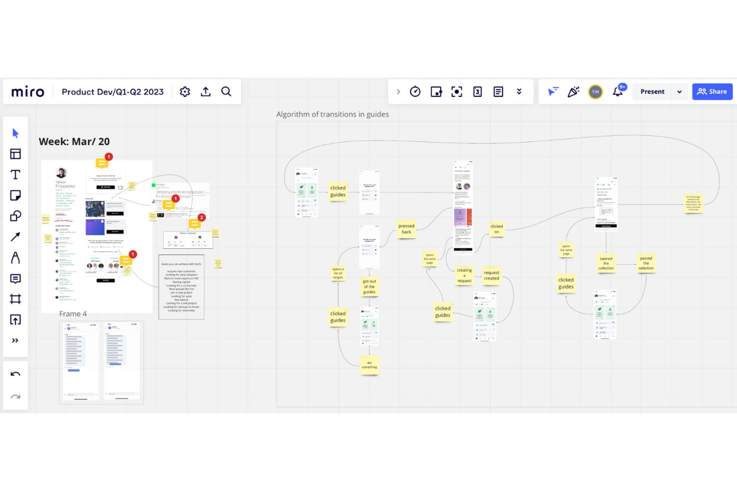 Miro screenshot - 10 eenvoudigste AI-projectmanagementsoftware beoordeeld in 2026