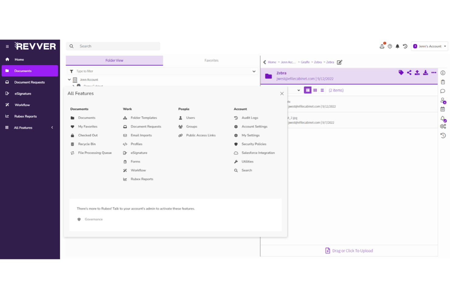Revver screenshot - 10 beste softwareoplossingen voor documentvastlegging beoordeeld in 2026
