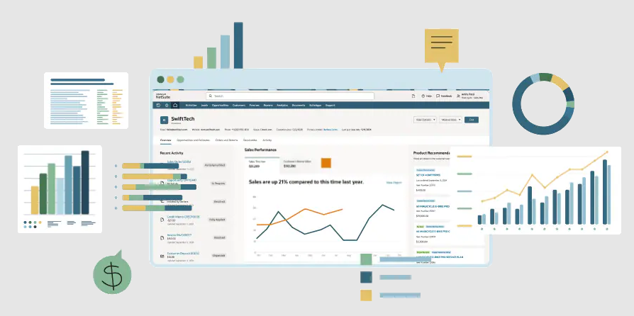 NetSuite screenshot - 10 beste AI-software voor resourceplanning van ondernemingen beoordeeld in 2026