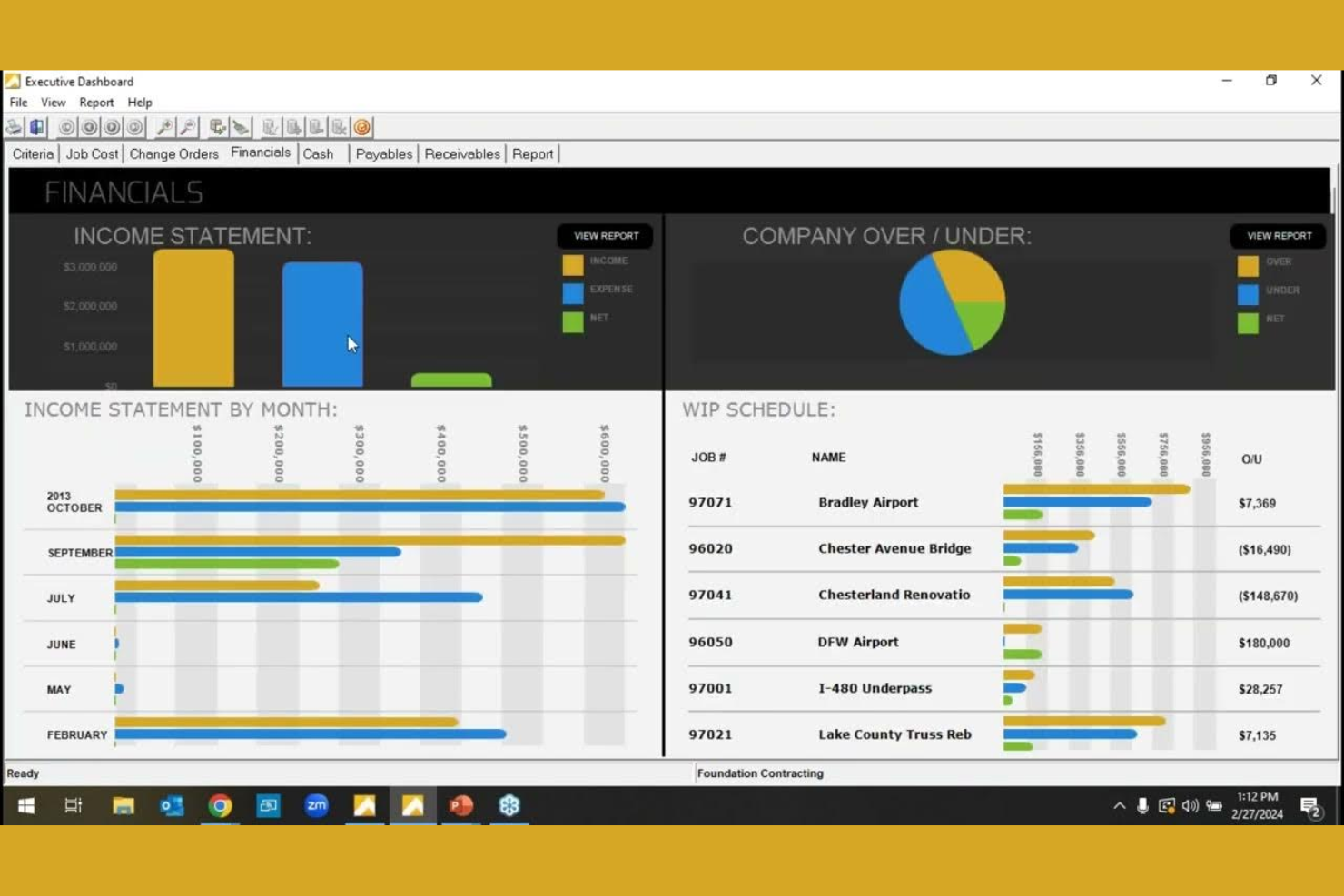 Foundation Software screenshot - 10 beste HVAC-projectmanagementsoftware beoordeeld in 2026
