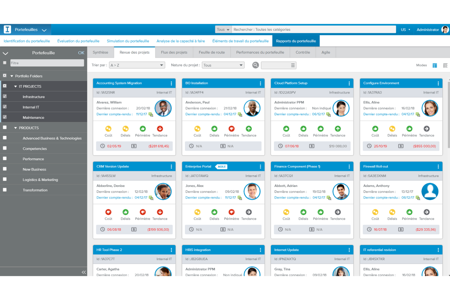 Planview Vantage screenshot - 10 beste software voor projectmanagement in de farmaceutische sector, beoordeeld in 2026