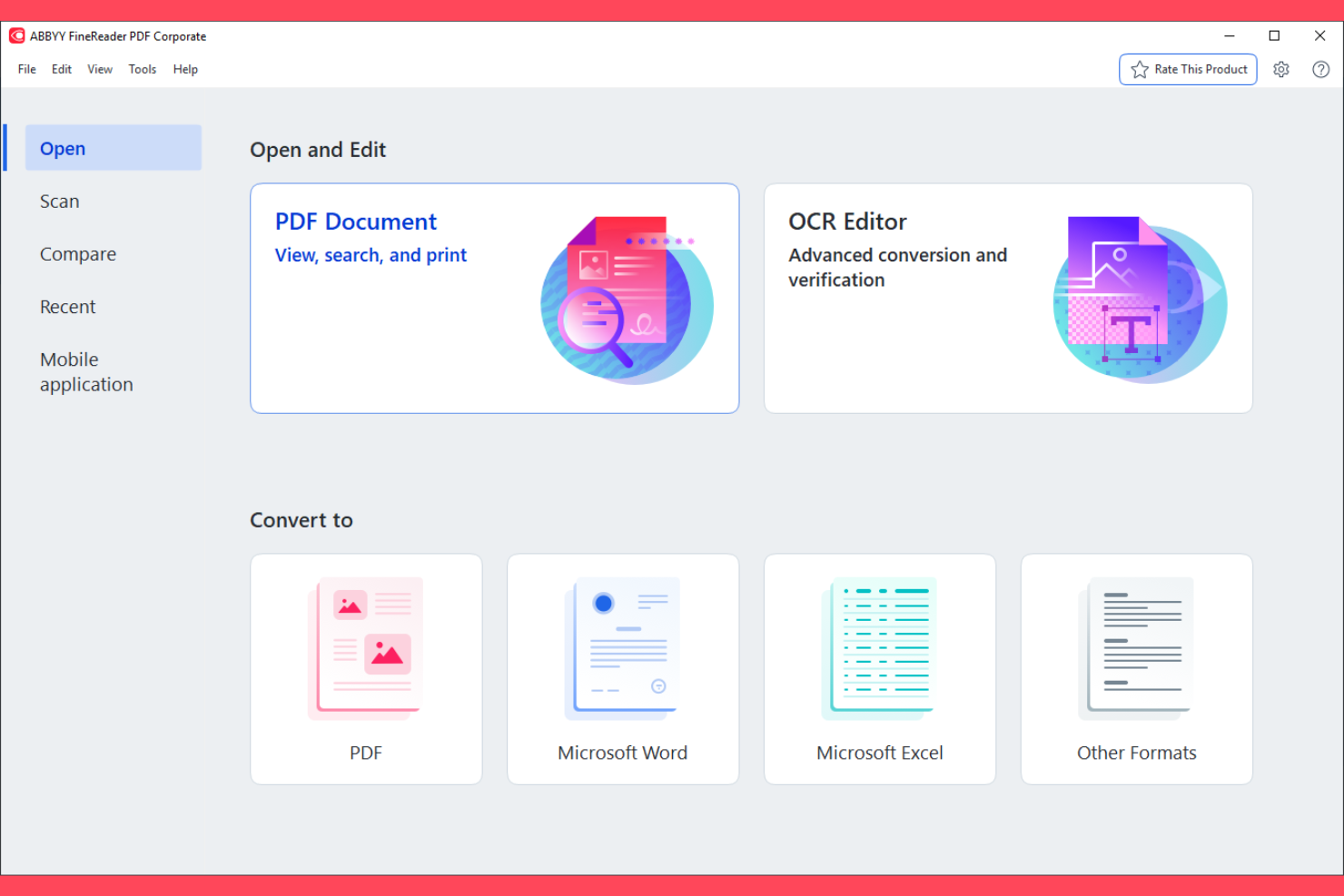 ABBYY FineReader screenshot - De 10 beste softwareprogramma’s voor documentscanning beoordeeld in 2026