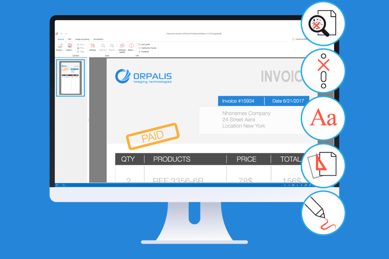 PaperScan screenshot - De 10 beste softwareprogramma’s voor documentscanning beoordeeld in 2026