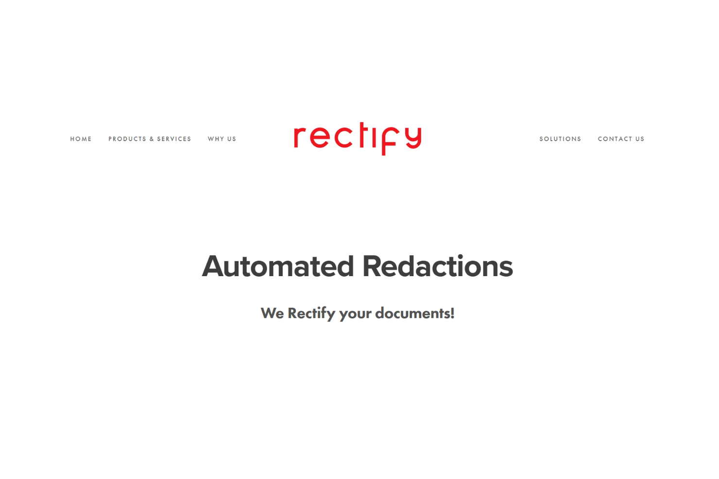 Rectify screenshot - 10 beste hulpmiddelen voor het redigeren van documenten beoordeeld in 2026