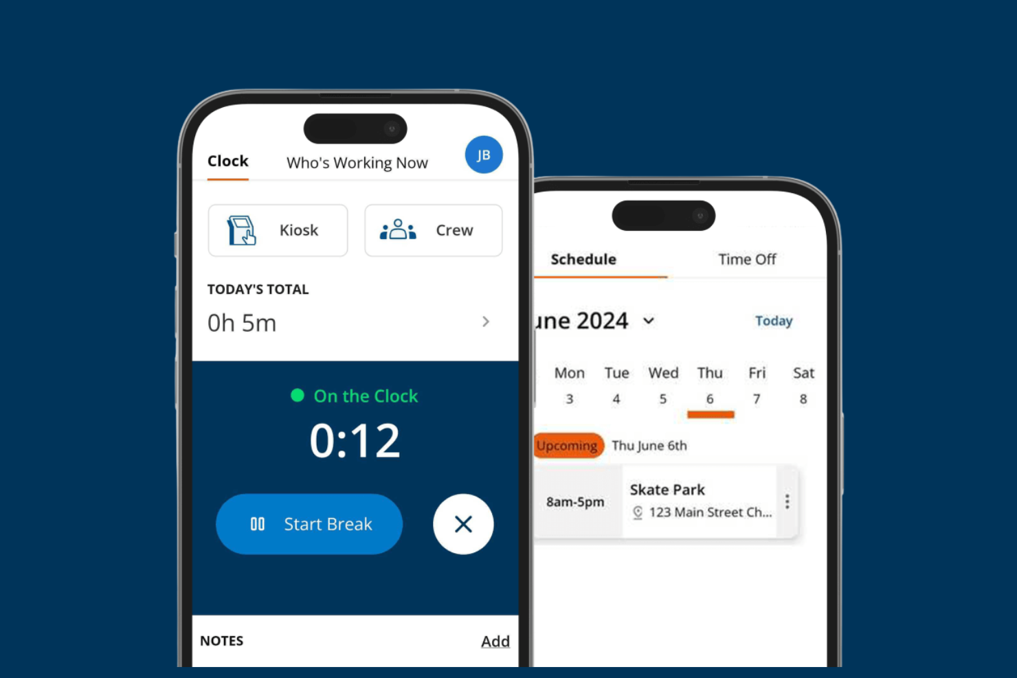 ClockShark screenshot - 10 beste software voor bouwprojectbeheer die met Xero werkt, beoordeeld in 2026