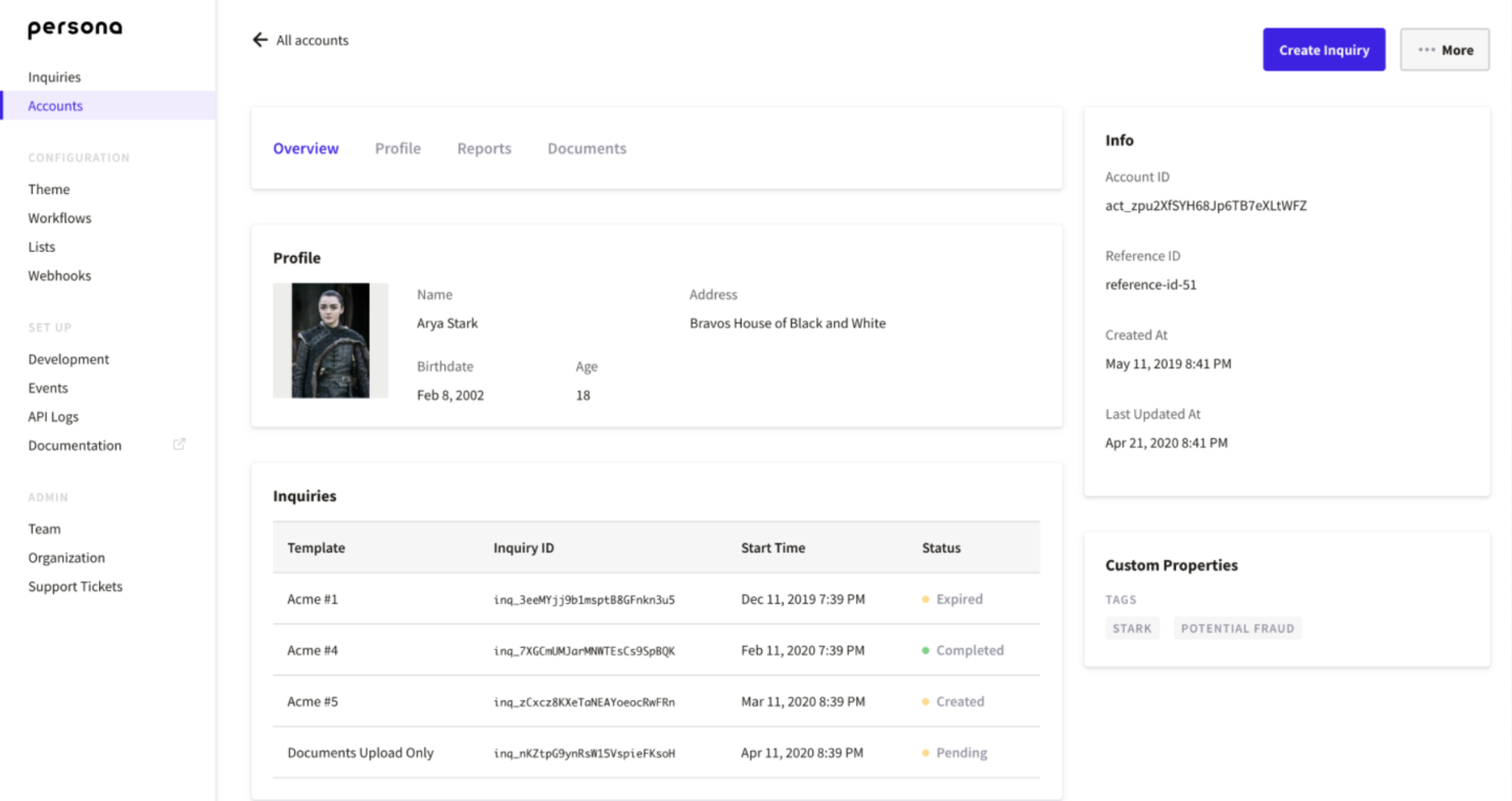 Persona screenshot - 10 beste software voor documentverificatie beoordeeld in 2026