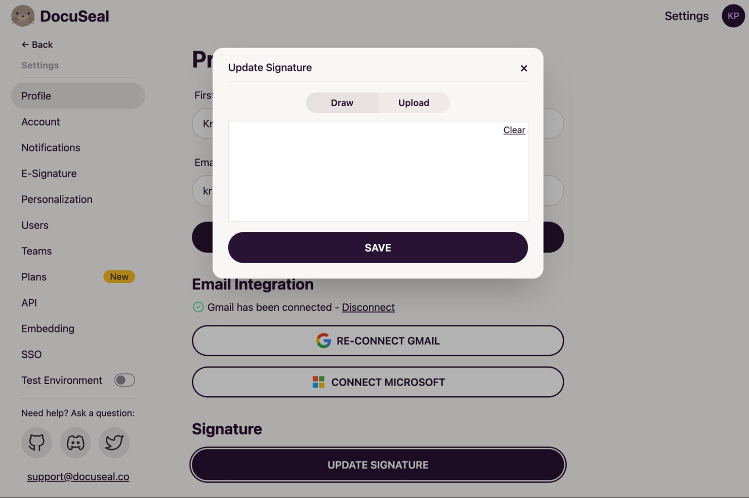 DocuSeal screenshot - 10 beste gratis software voor e-handtekeningen beoordeeld in 2026