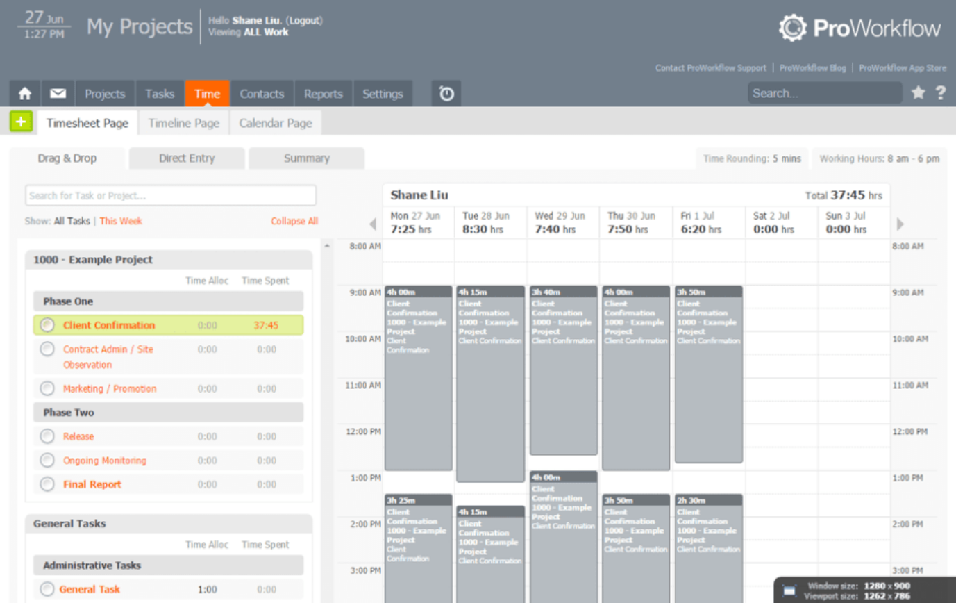 ProWorkflow screenshot - 10 Beste software voor projectmanagement in de automobielsector voor 2026