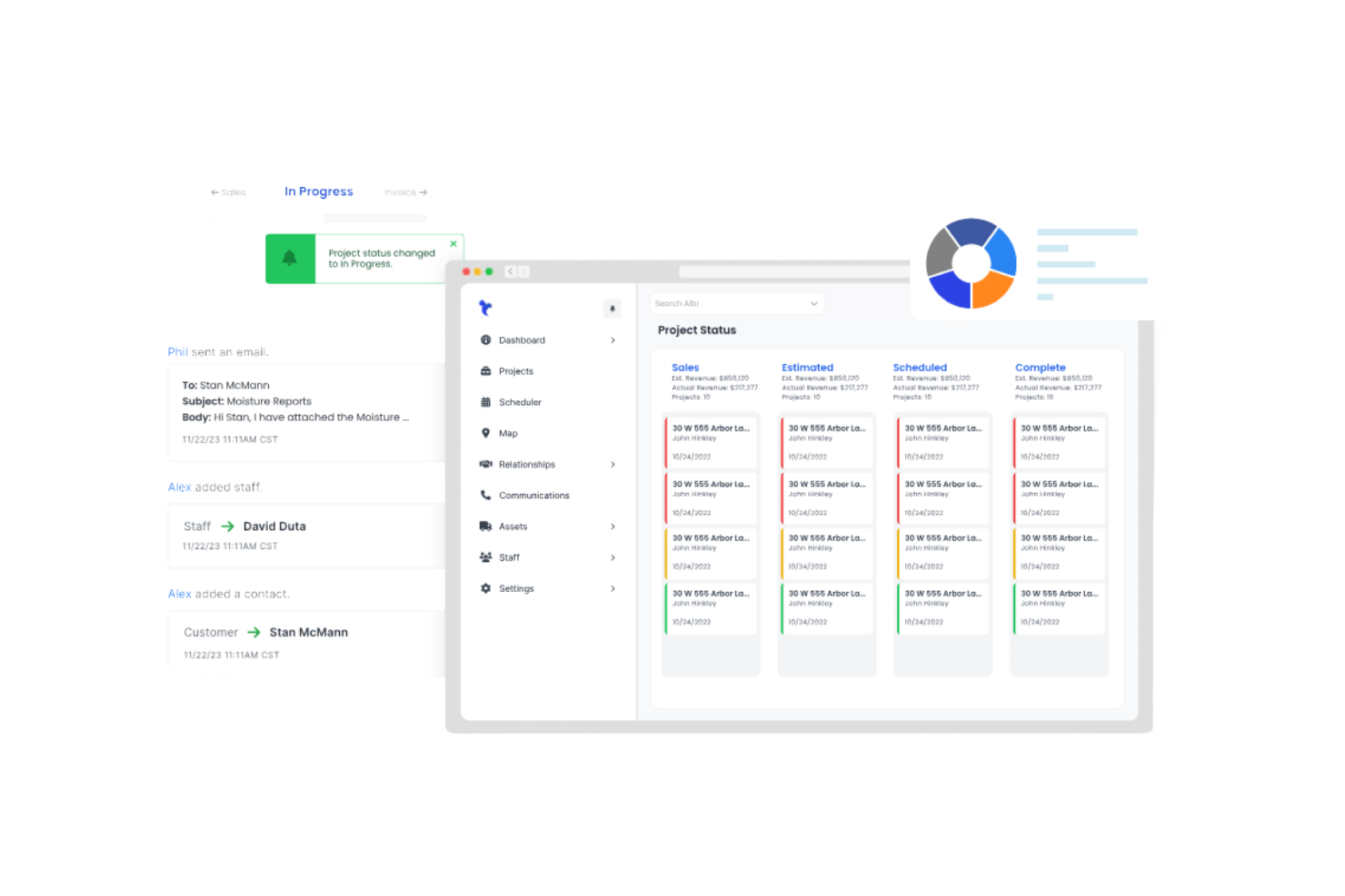 Albi screenshot - 10 Beste Software voor Projectmanagement van Herstelwerkzaamheden voor 2026