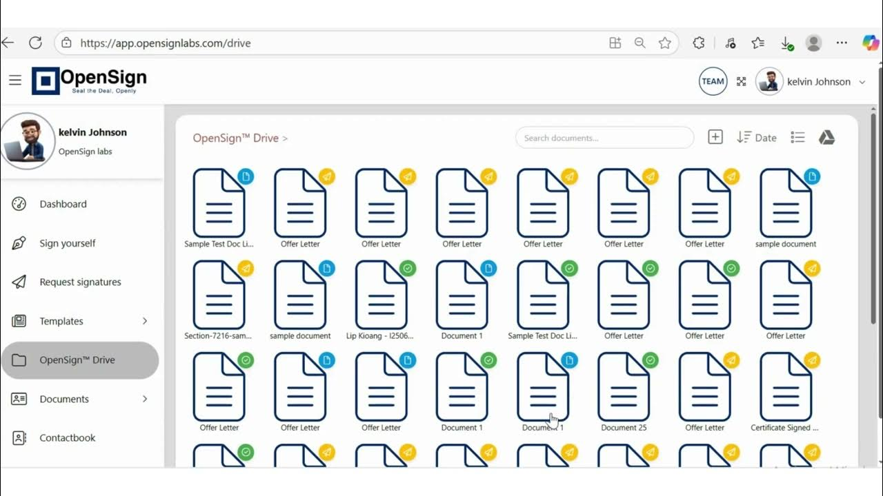 OpenSign screenshot - 10 beste gratis software voor e-handtekeningen beoordeeld in 2026