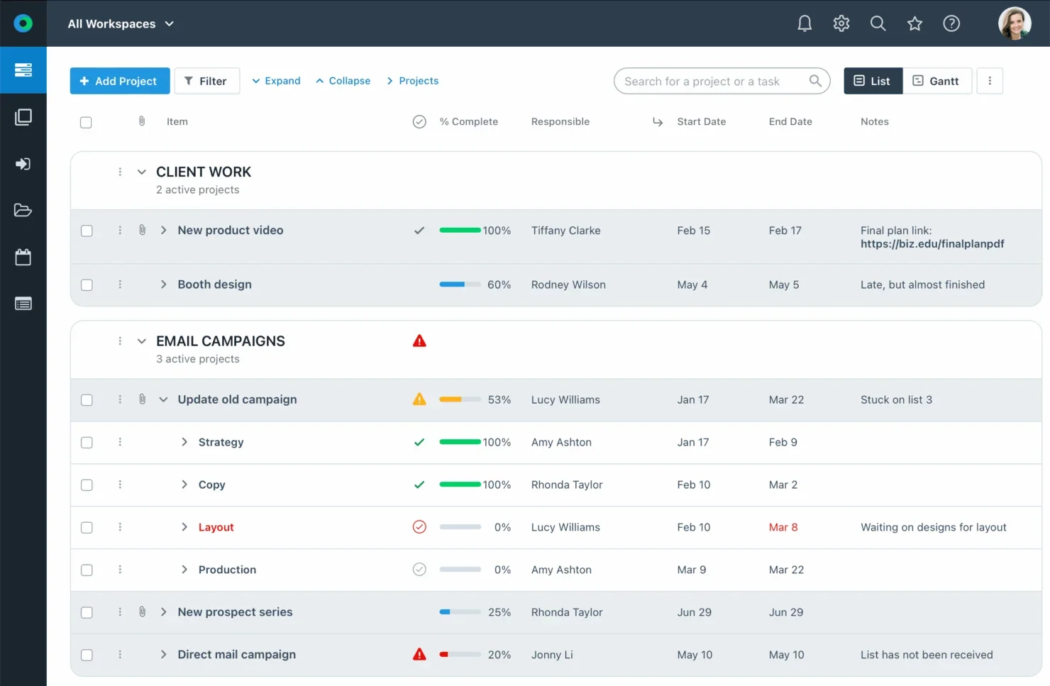 Workzone screenshot - 10 Beste software voor projectmanagement in de automobielsector voor 2026