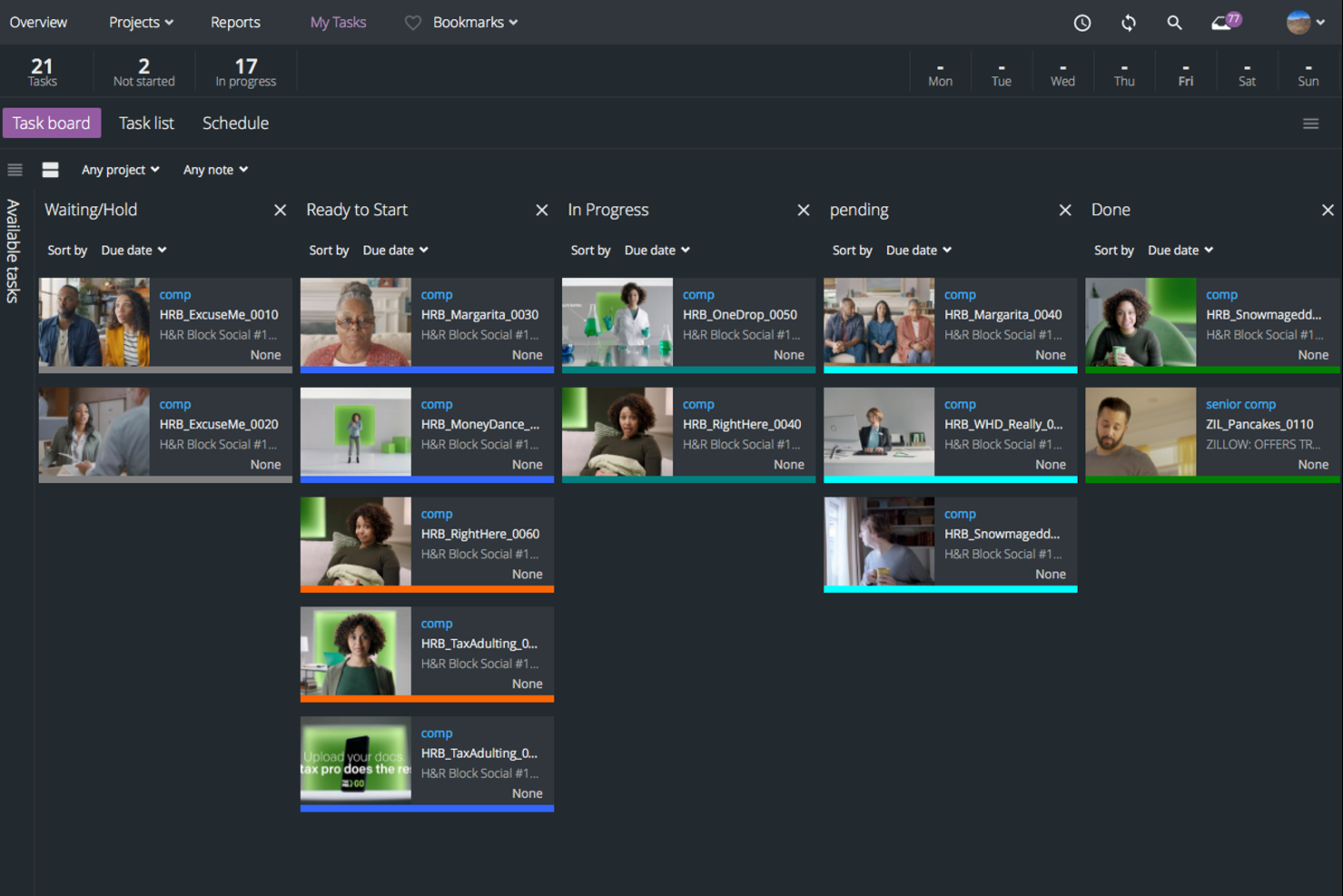 Ftrack screenshot - De 10 beste software voor VFX-projectmanagement beoordeeld in 2026