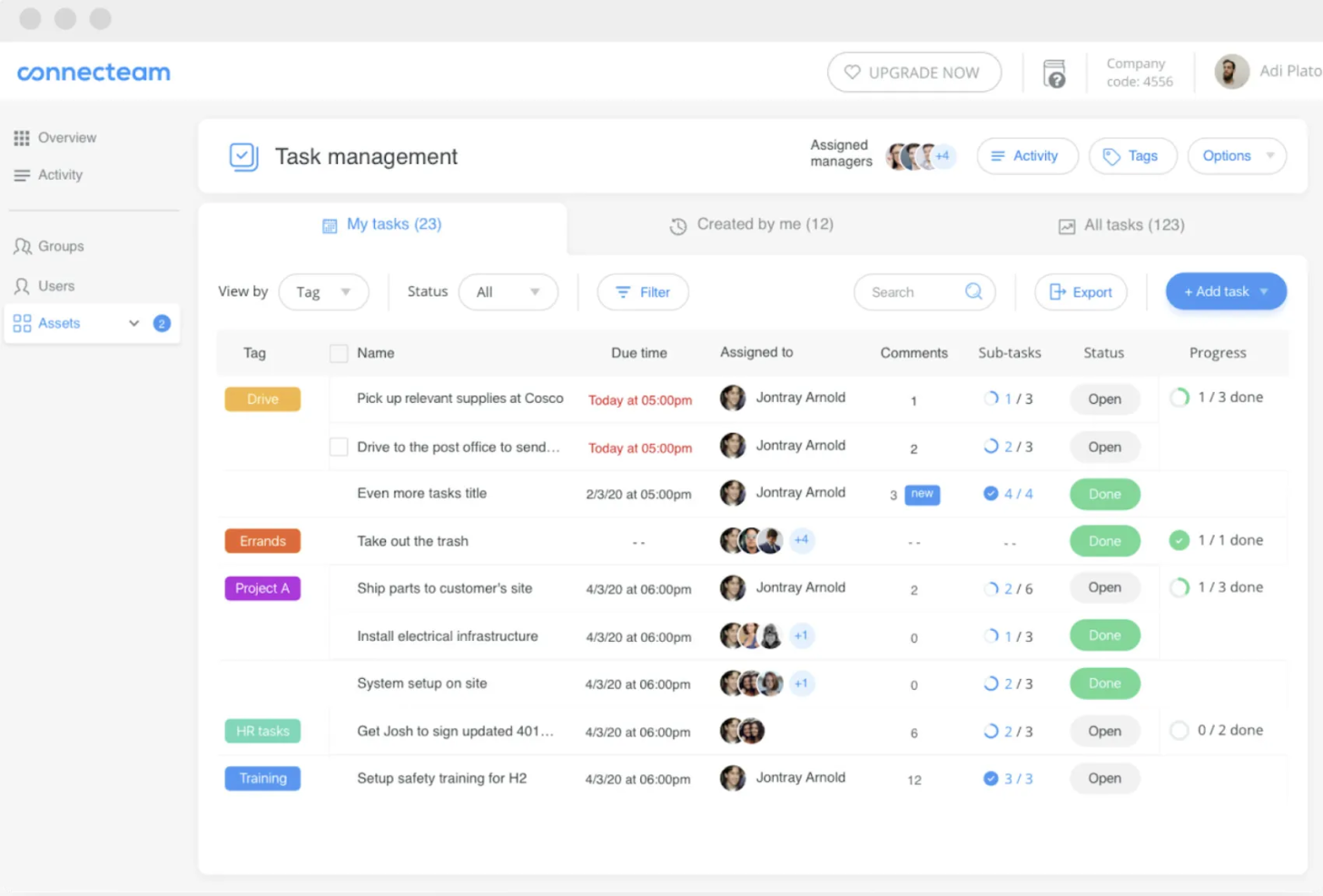 Connecteam screenshot - 10 beste AI-planningsassistenten beoordeeld in 2026