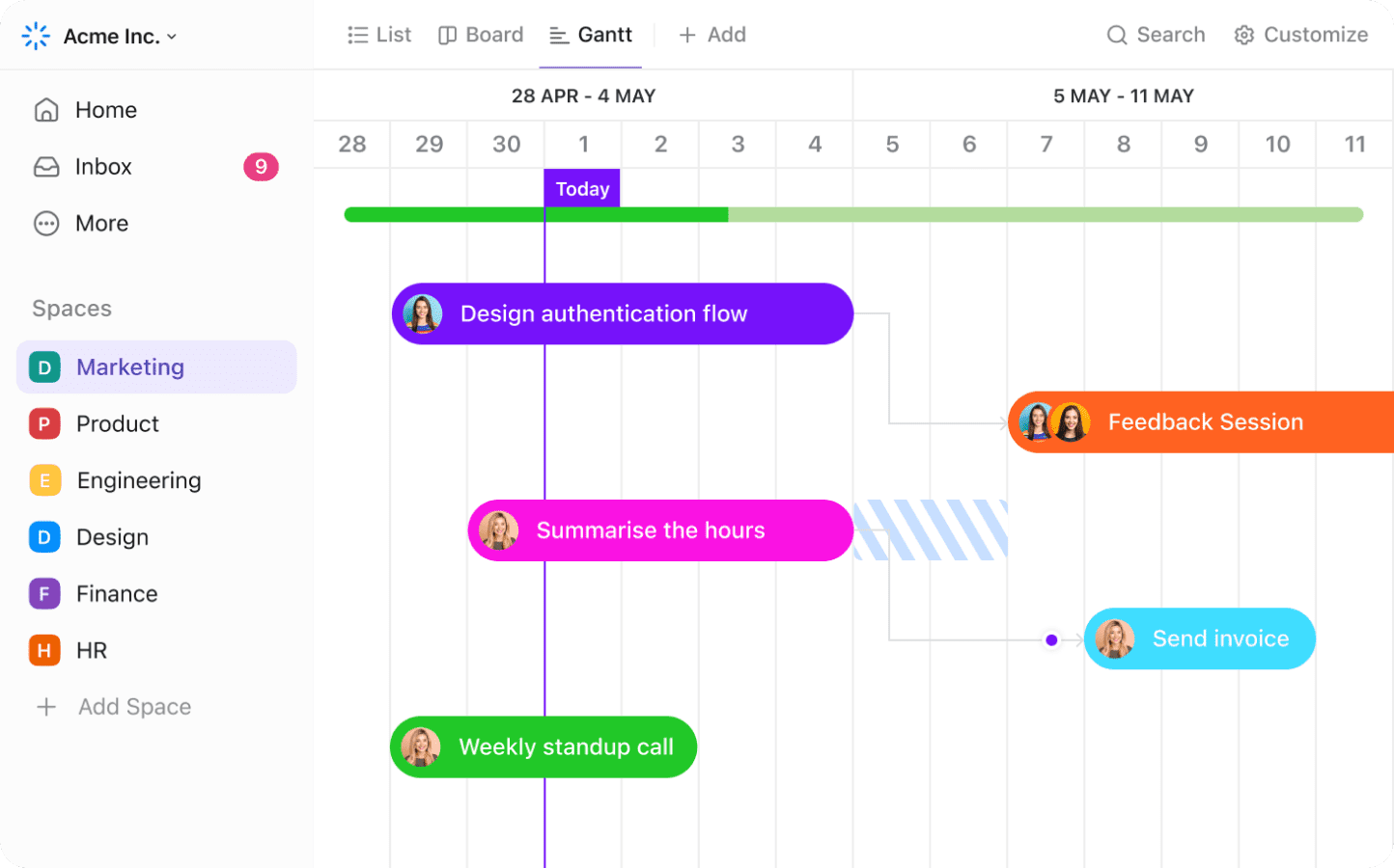 ClickUp screenshot - 10 beste gratis AI-projectmanagementtools beoordeeld in 2026
