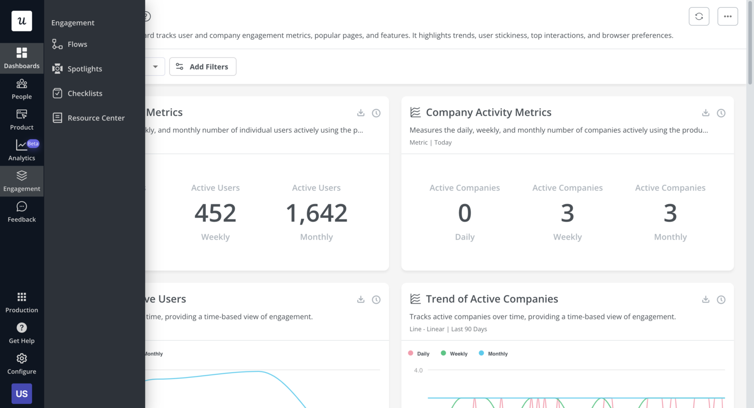 Userpilot screenshot - 10 beste softwareoplossingen voor klantonboarding beoordeeld in 2026