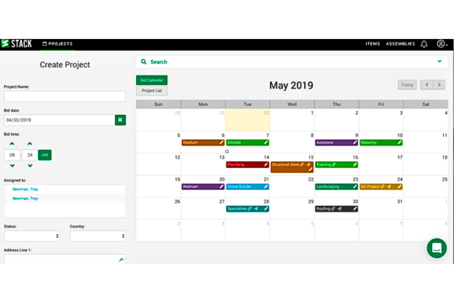 STACK screenshot - 10 beste projectmanagementsoftware voor onderaannemers voor 2026