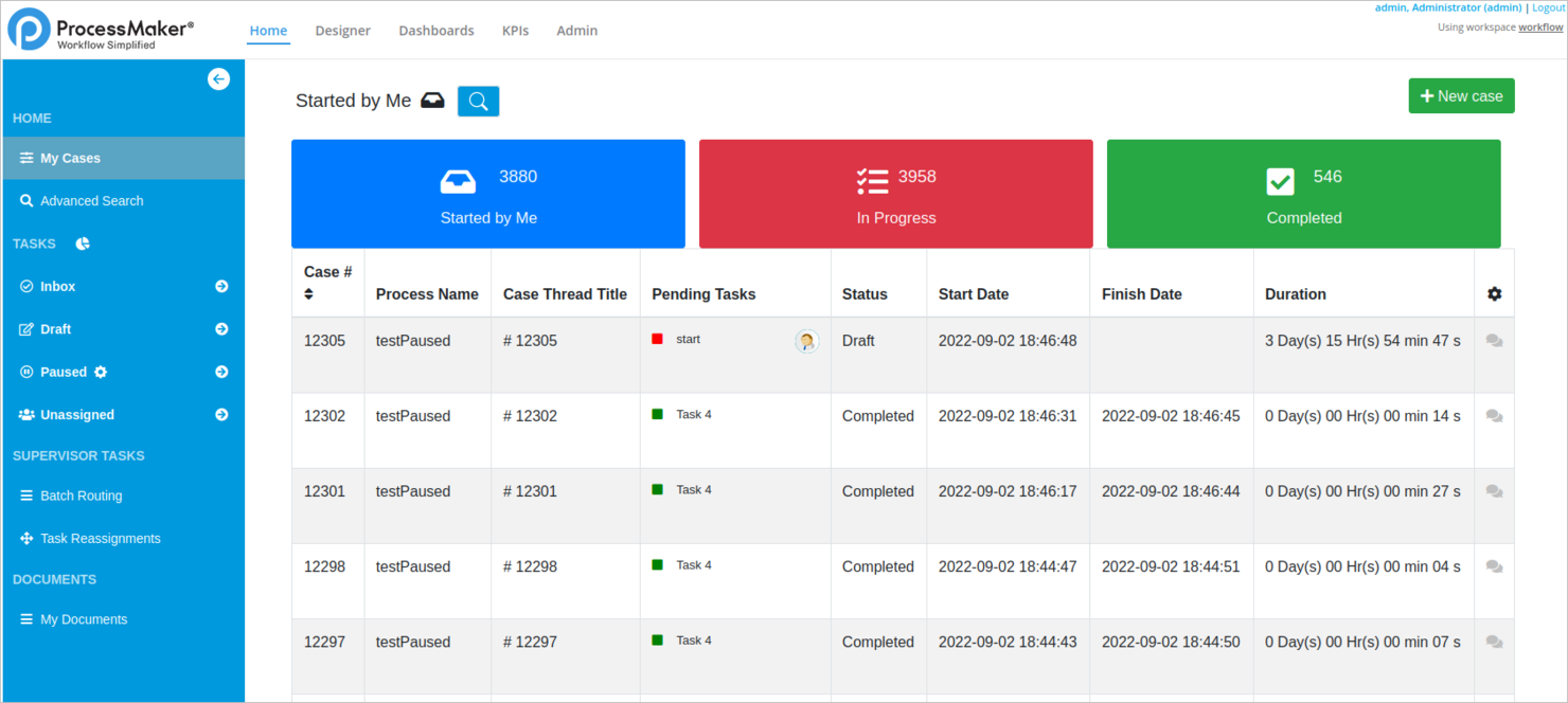 ProcessMaker screenshot - 10 beste software voor bedrijfsprocesmodellering beoordeeld in 2026