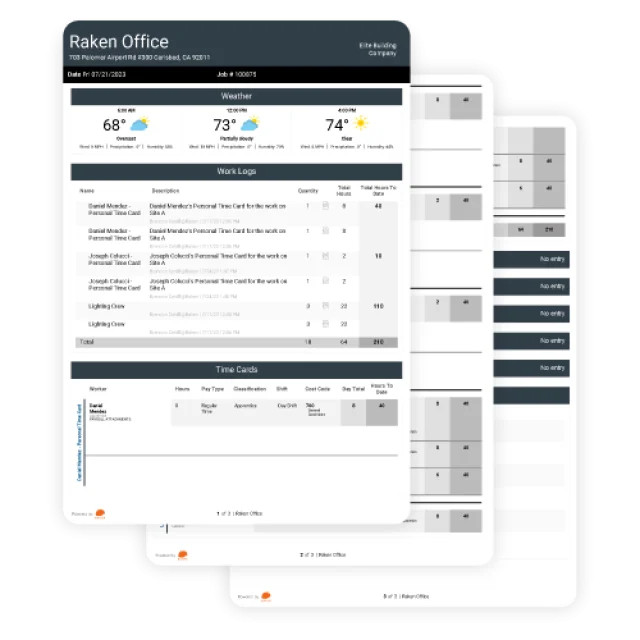 Raken screenshot - 10 alternatieve Buildertrend-tools voor de bouw in 2026