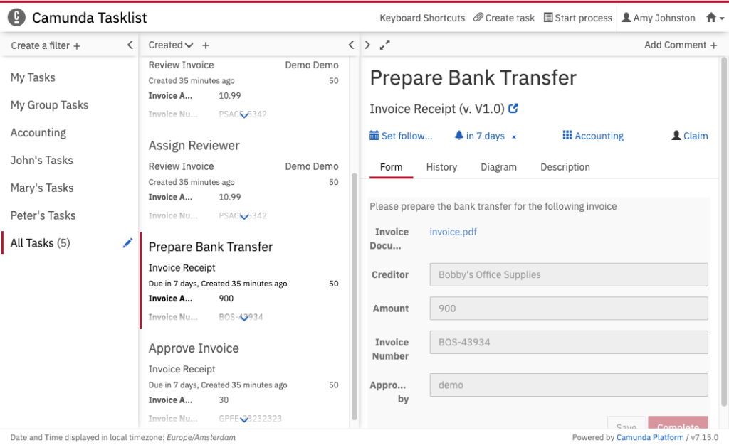 Camunda screenshot - 10 beste software voor bedrijfsprocesmodellering beoordeeld in 2026