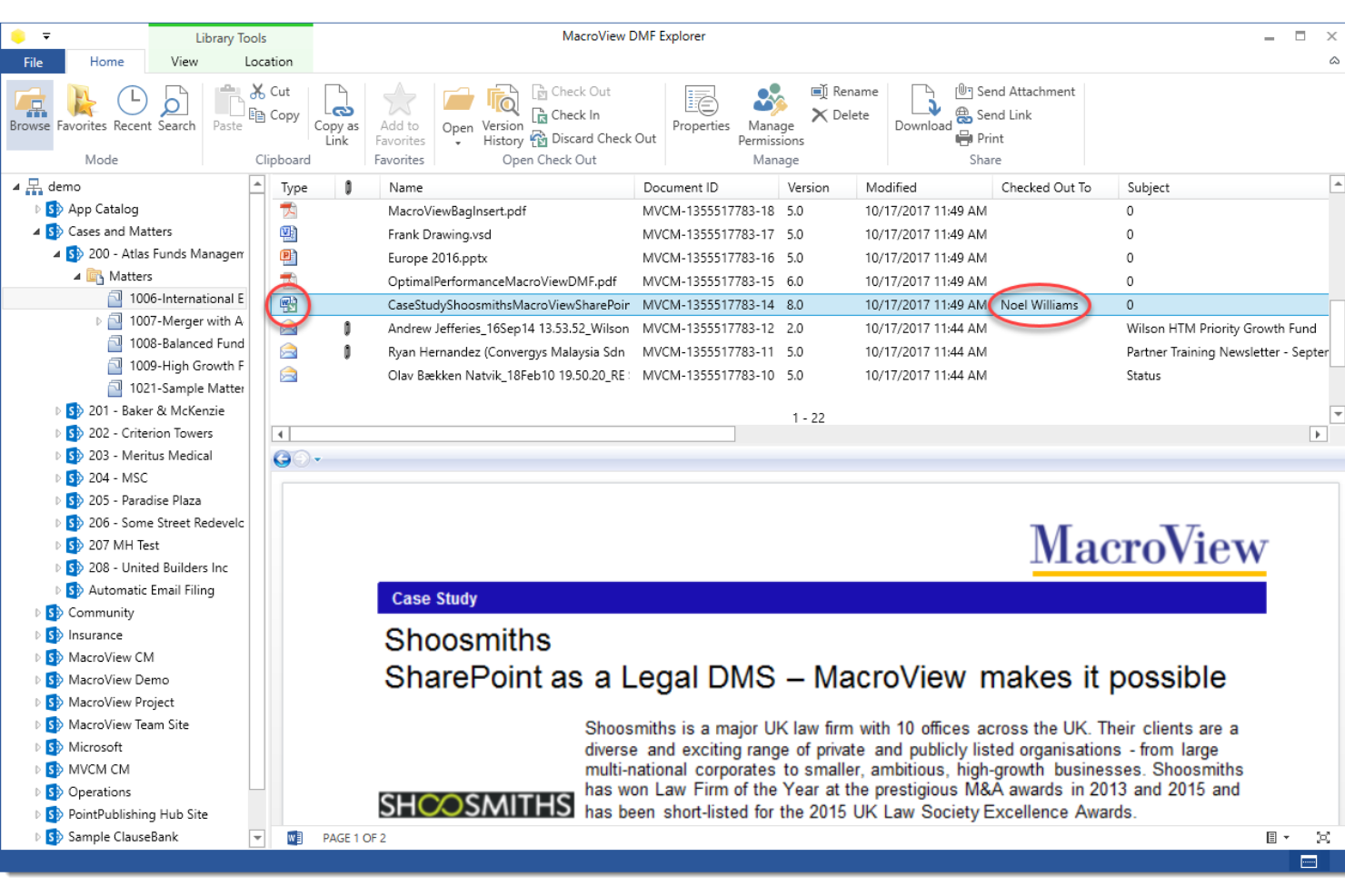 MacroView screenshot - 10 beste cloud-documentbeheersystemen beoordeeld in 2026