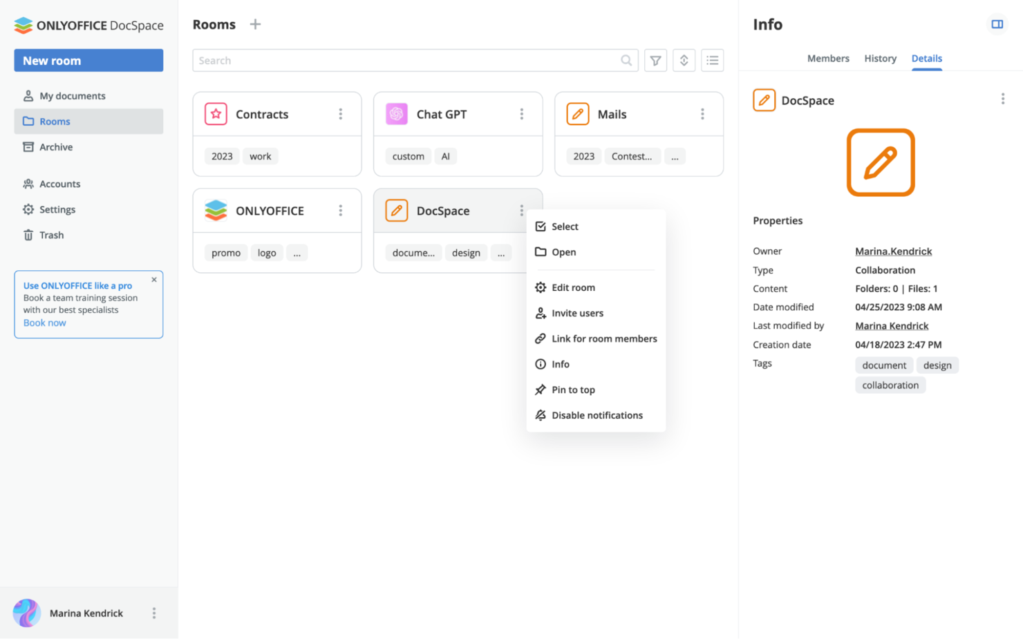 ONLYOFFICE screenshot - 10 beste cloud-documentbeheersystemen beoordeeld in 2026