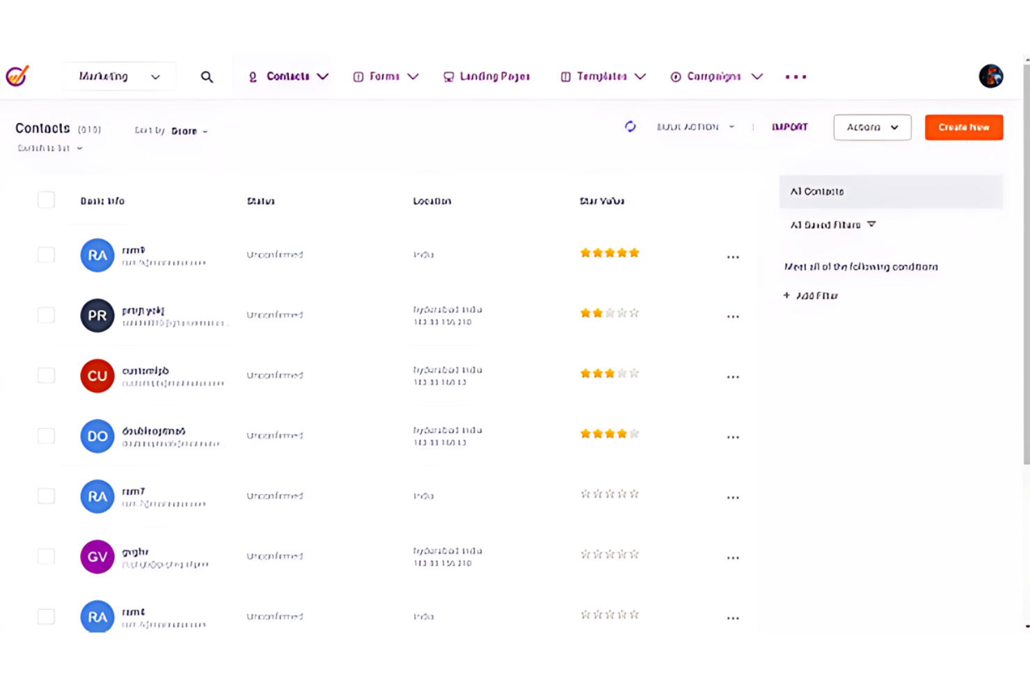 EngageBay screenshot - 10 beste software voor klantrelatiebeheer van 2026