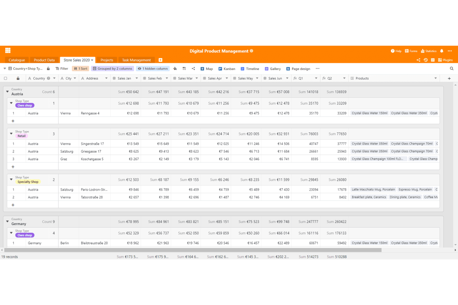 SeaTable screenshot - 10 beste MeisterTask-alternatieven beoordeeld in 2026