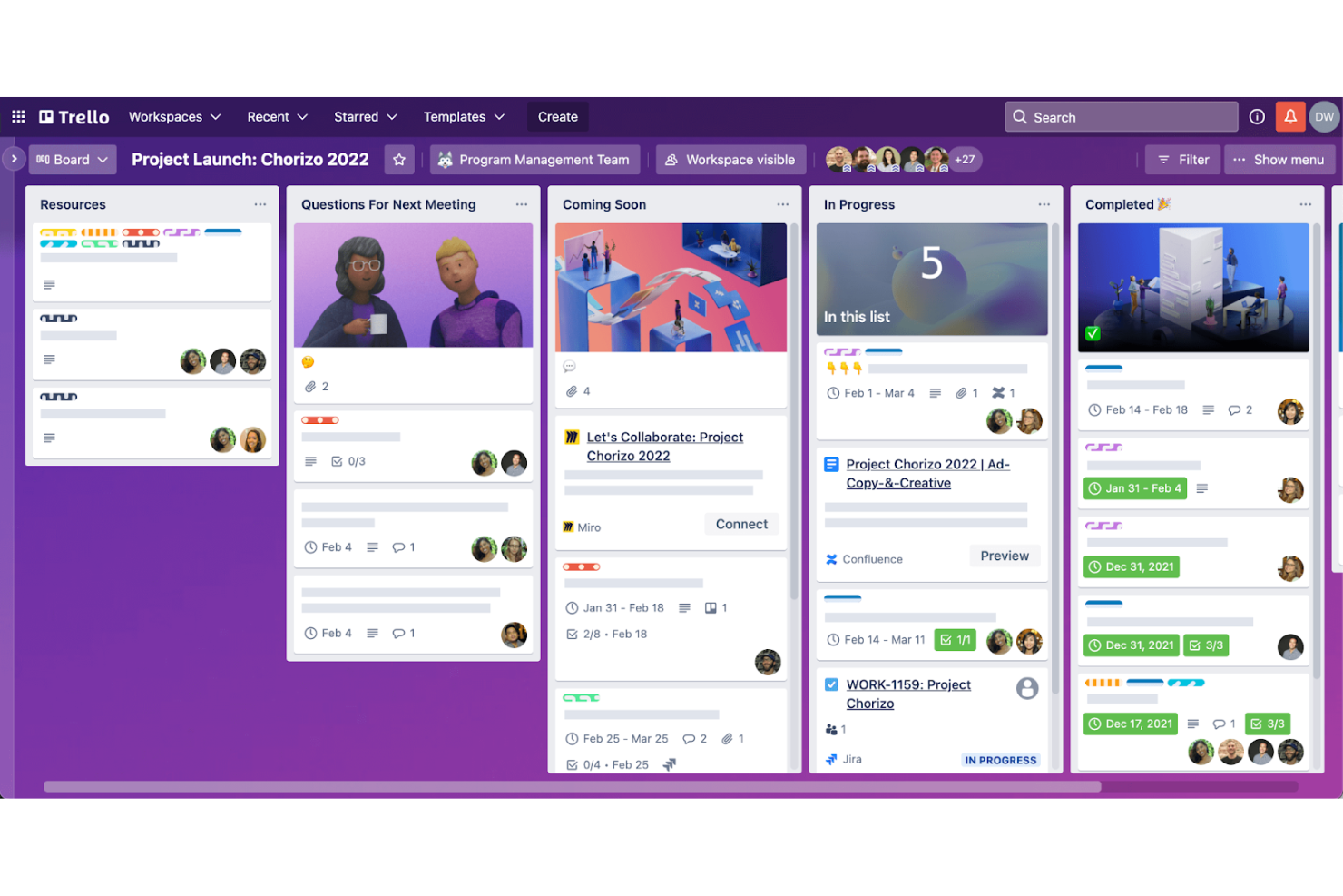 Trello screenshot - 10 beste agile taakborden beoordeeld in 2026