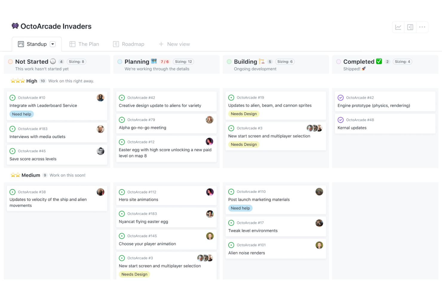 GitHub screenshot - 10 beste agile taakborden beoordeeld in 2026