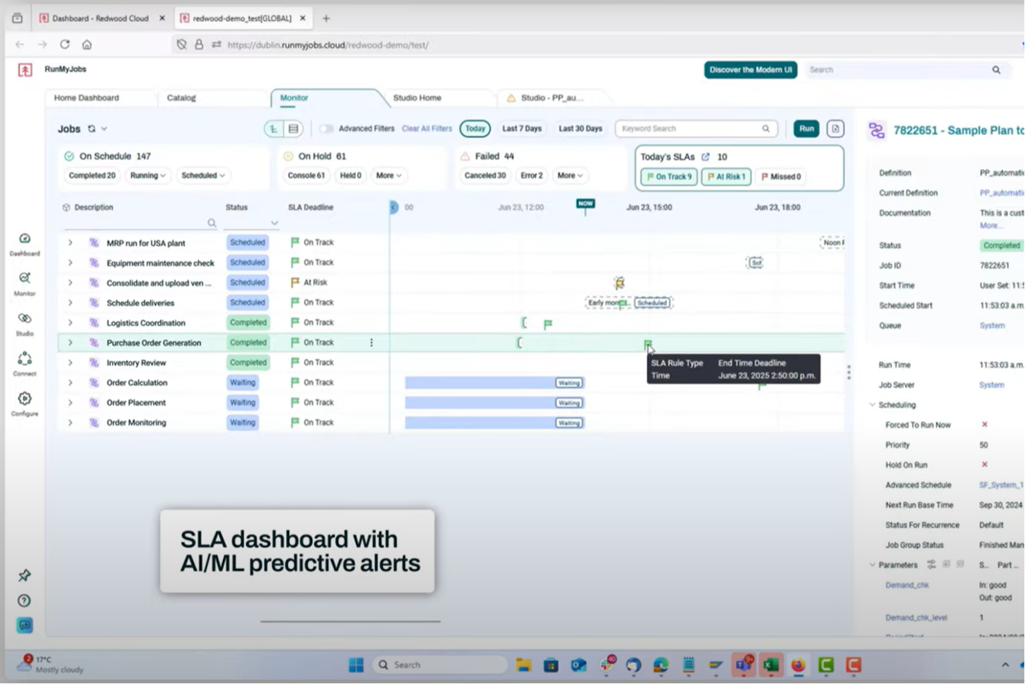 RunMyJobs by Redwood screenshot - 10 beste software voor intelligente procesautomatisering voor 2026