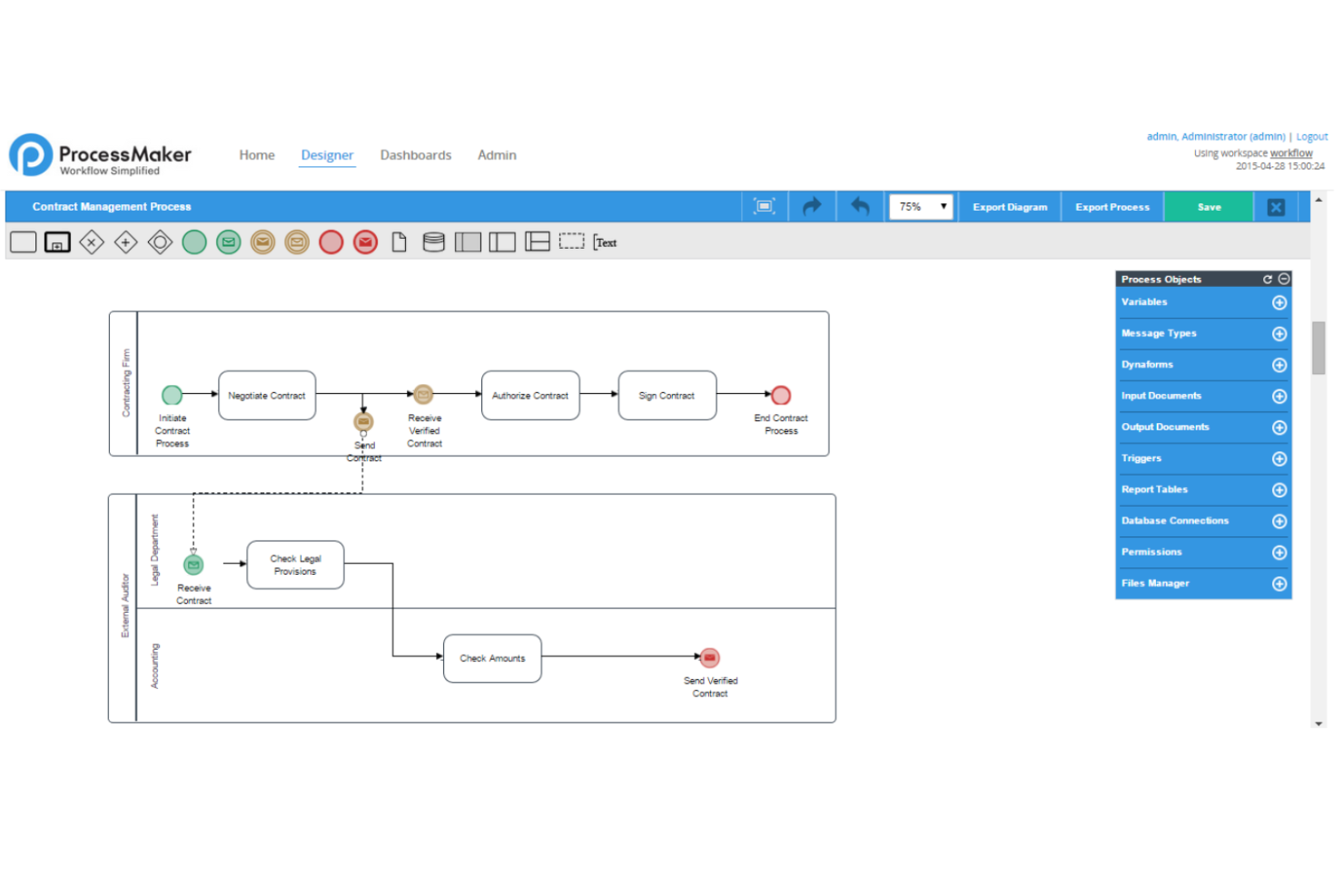 ProcessMaker screenshot - 10 beste workflowsoftware voor kleine bedrijven in 2026